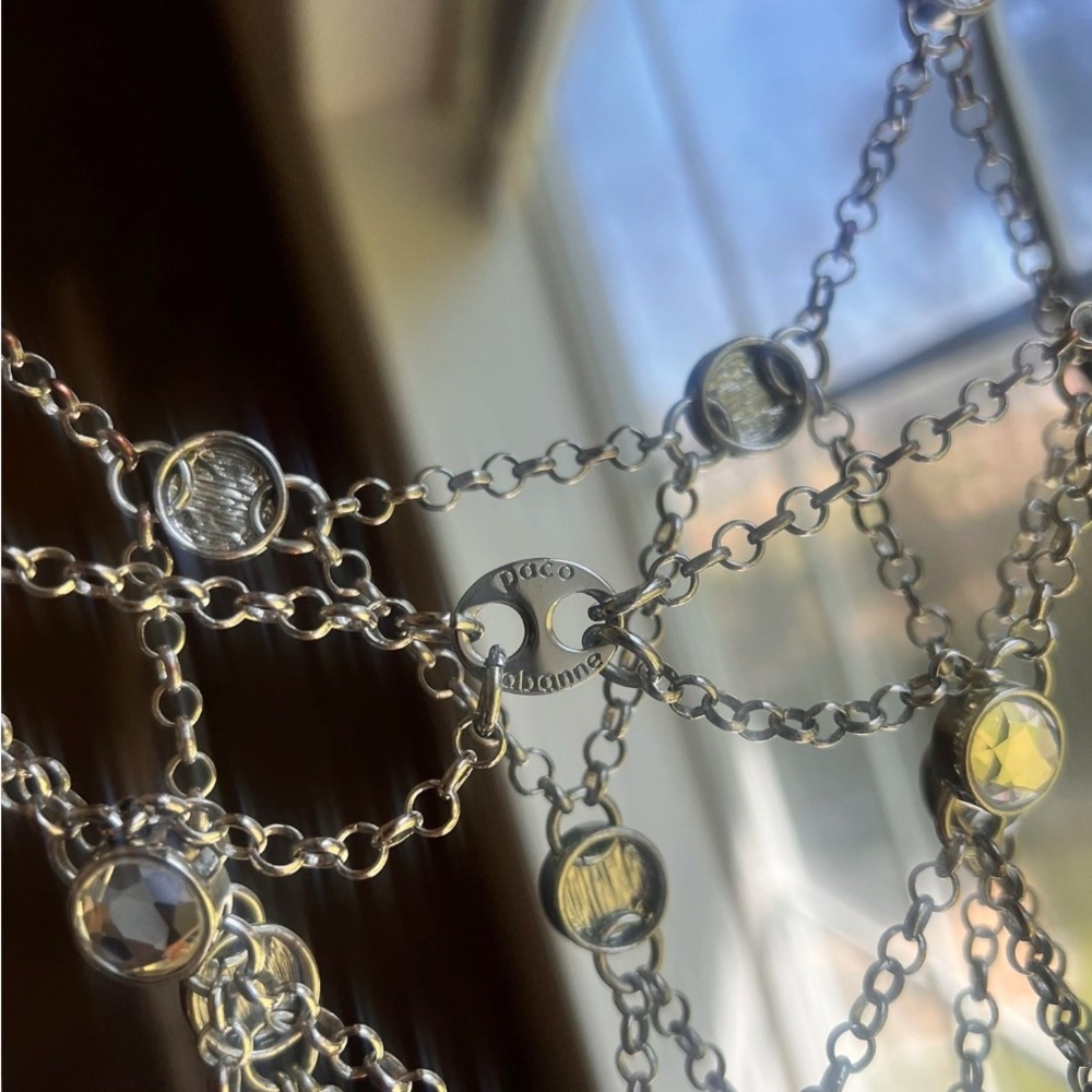 Silver Chain crystals Paco Rabanne - Picture 5 of 8